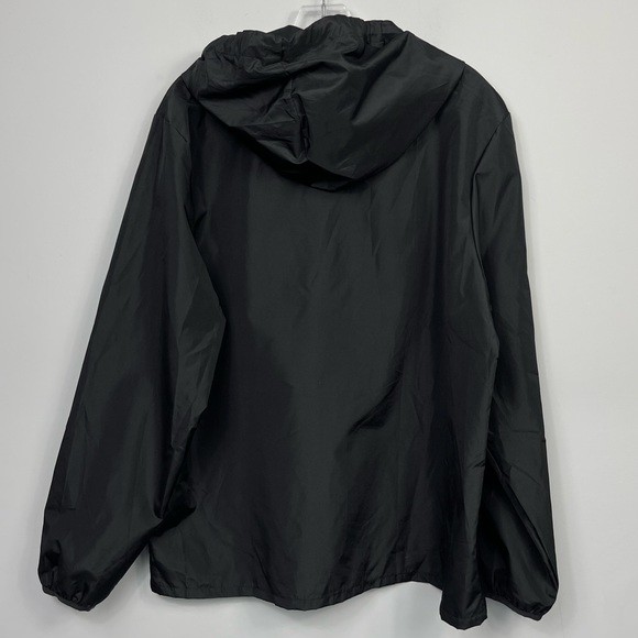 Pink Victoria's Secret Anorak Raincoat Pullover Windbreaker Rain Jacket Hoodie L - Picture 4 of 10